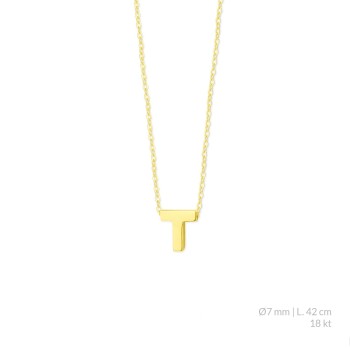 Gold necklace | T