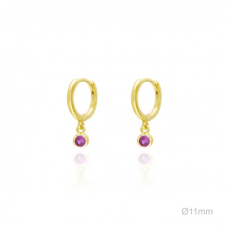Boucles d'oreilles Zircons