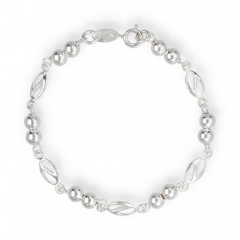 Bracelets Argent lisse 2