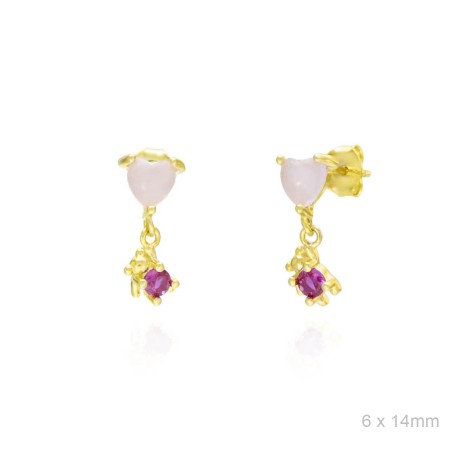 Boucles d'oreilles Zircons