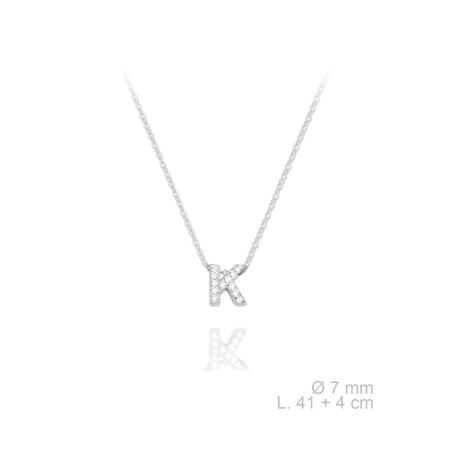 Gargantilha em Prata Esterlina | K