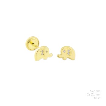 Boucles d'oreilles en Or