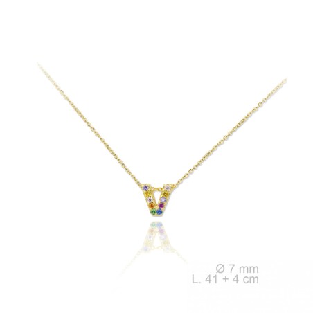 Gargantilha em Prata Esterlina | V