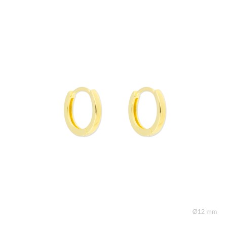 Boucles d'oreilles en Argent | Ø12mm