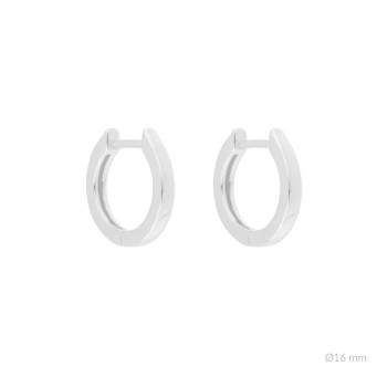 Silver earrings | Ø16mm