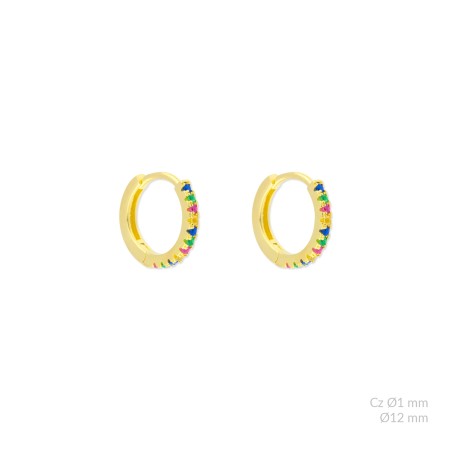 Silver earrings | Ø12mm