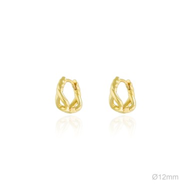 Boucles d'oreilles Argent lisse