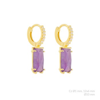 Silver earrings
