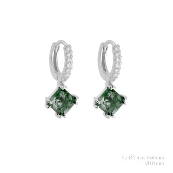 Silver earrings
