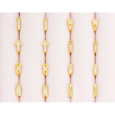 Boucles d'oreilles en Argent avec oxyde de zirconium