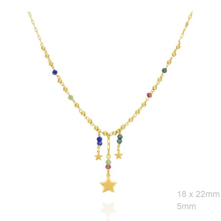 Gargantilhas Pérola/Gema