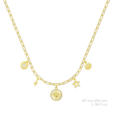 Sautoir en Argent avec oxyde de zirconium