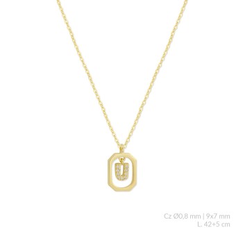 Sautoir en Argent | U