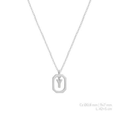 Silver necklace | Y