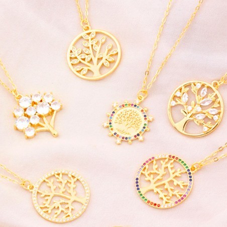 Gargantilha em Prata Esterlina com zircônia