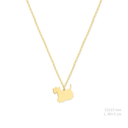 Silver necklace | Schnauzer