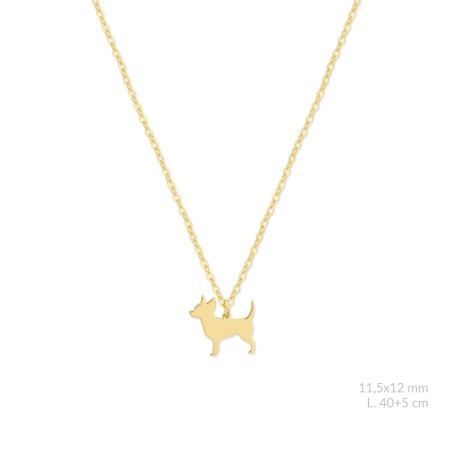 Gargantilha em Prata Esterlina | Chihuahua