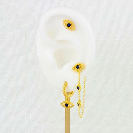 Boucles d'oreilles en Argent avec oxyde de zirconium