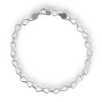 Pulseiras Prata lisa