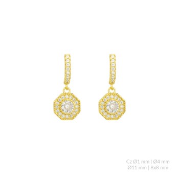 Pendientes de Plata de Ley...