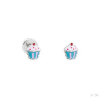 Silver earrings