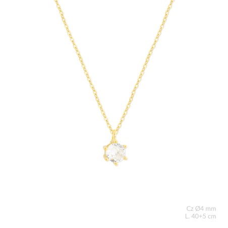 Gargantilla de Plata de Ley | Ø4 mm