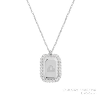 Sautoir en Argent avec...