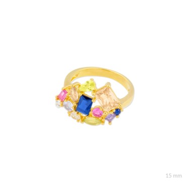 Bague en Argent avec oxyde de zirconium