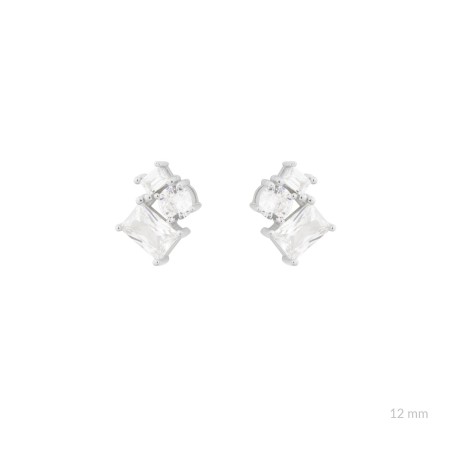 Boucles d'oreilles en Argent avec oxyde de zirconium