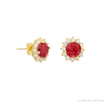 Silver earrings