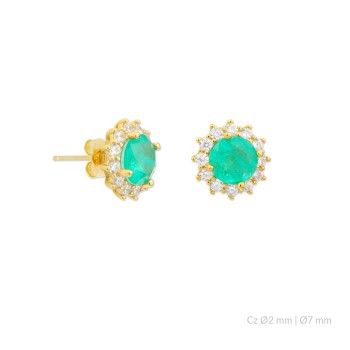 Silver earrings