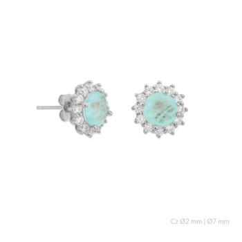 Silver earrings