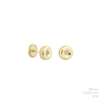 Gold earrings