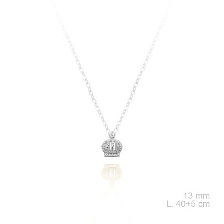 Gargantilla de Plata de Ley y circonitas