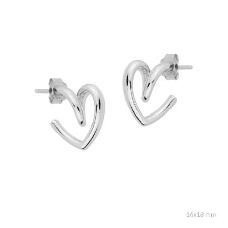 Silver earrings