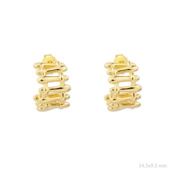 Silver earrings