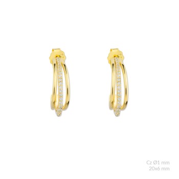 Pendientes de Plata de Ley...
