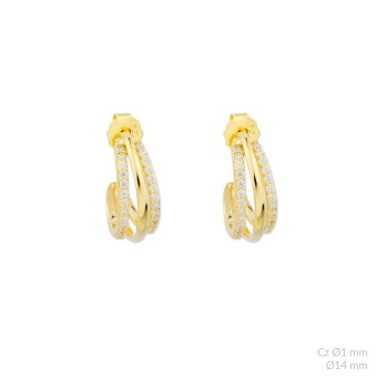 Pendientes de Plata de Ley...