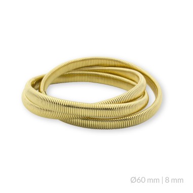 Triple stainless steel bracelet | 8 mm