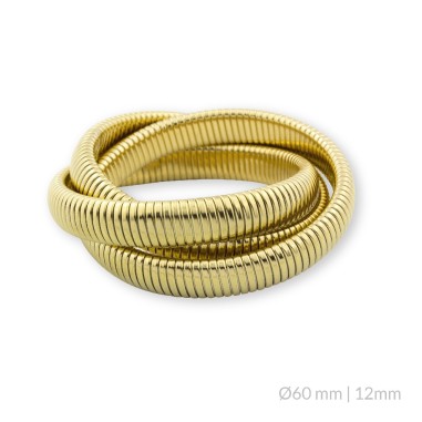 Pulseira tripla em Aço inoxidável | 12 mm