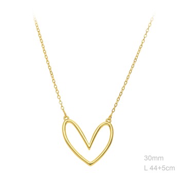 Gold Plated Brass Necklace