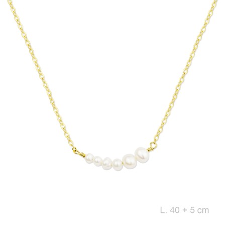 Gargantilla Perlas Hera Peq. Dor.