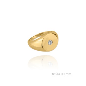 Anel de Prata Esterlina e... 2