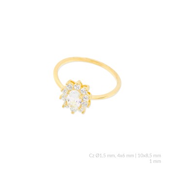 Bague en Argent avec oxyde... 2