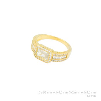 Bague en Argent avec oxyde... 2