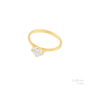 Anel de Prata Esterlina com... 2