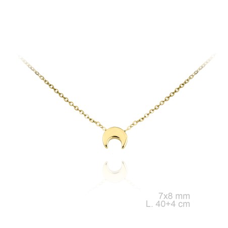 Gargantilla Luna dorada