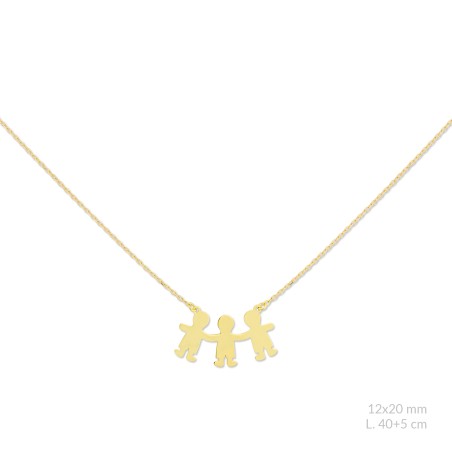 Gargantilha em Prata Esterlina  | Menino / Menino / Menino