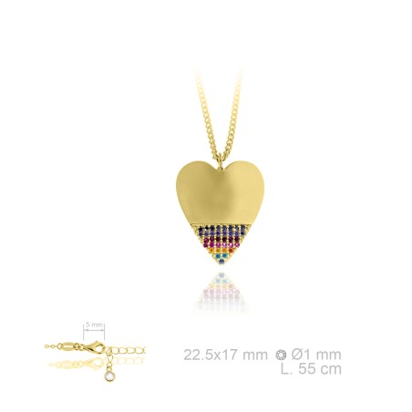 Silver Necklaces with Cubic Zirconium 