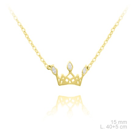 Gargantilla de Plata de Ley y circonitas